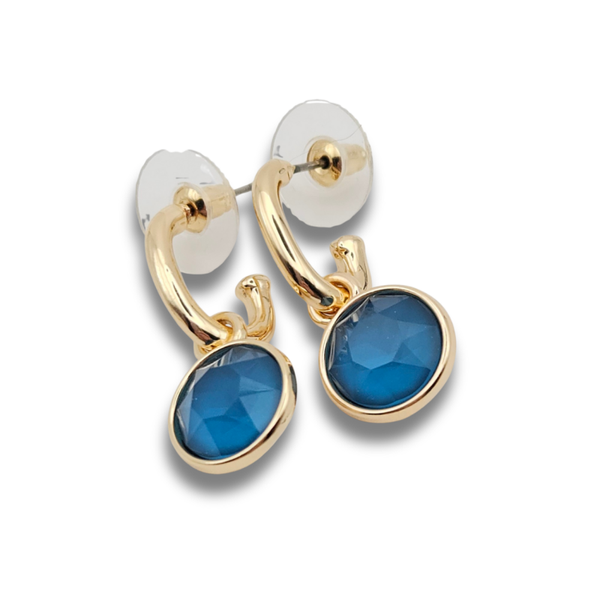 Oorbellen Bedeltjes | Sky Blauw Dots