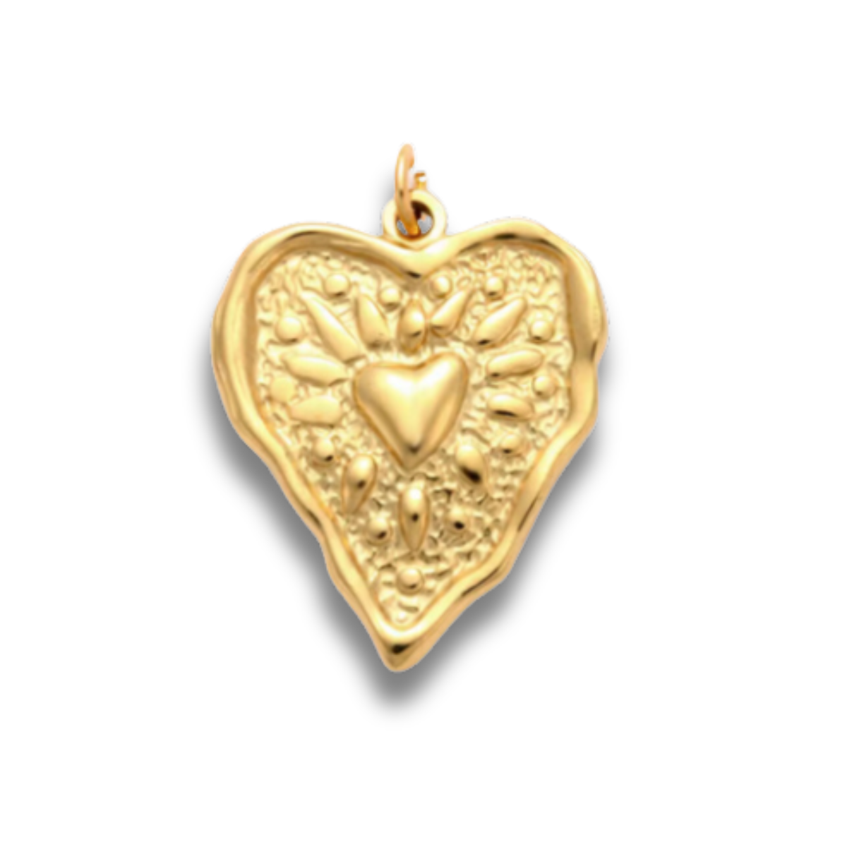 Losse Bedel | Bubbly Hart Goud (L)