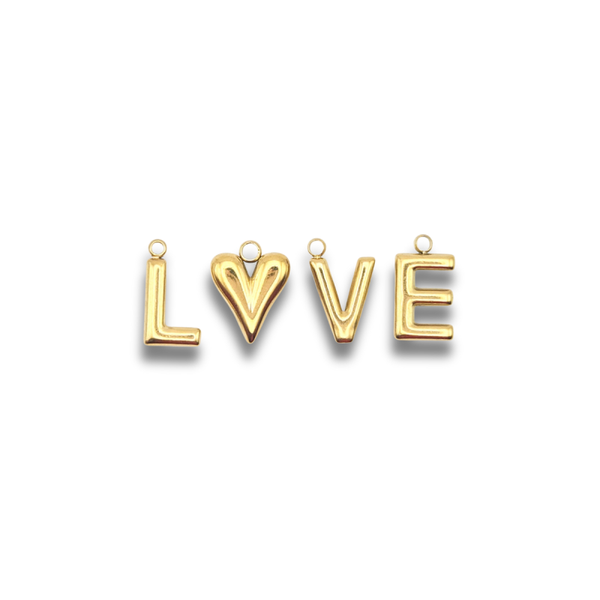 Bubble Letters | LOVE bold hartje