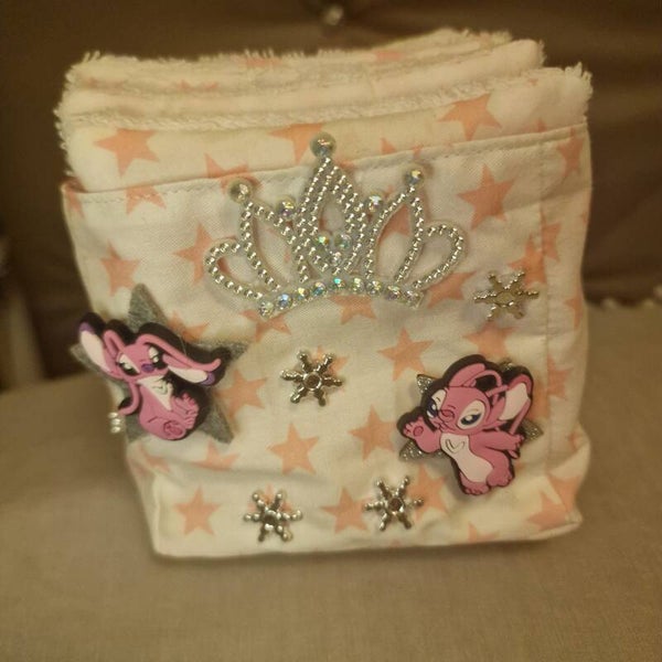 Panier en coton et lingettes lavables