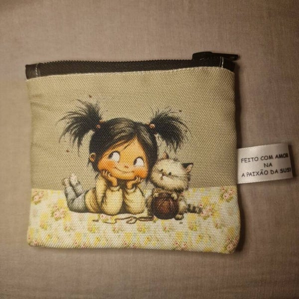 Porte-monnaie en tissu imperméable