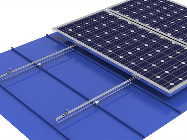 KITS de structures aluminium  KLIPLOCK 1 panneaux