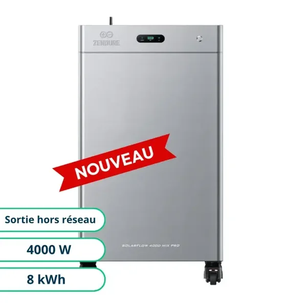 Zendure - Solarflow 4000 Mix Pro (8kWh de stockage)