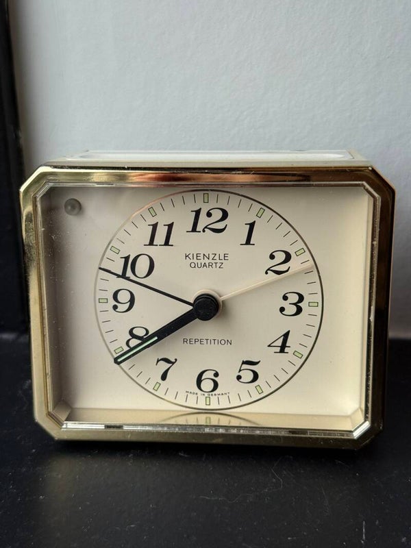 Vintage Kienzle Quartz Reisklok – Repetition – Made in Germany