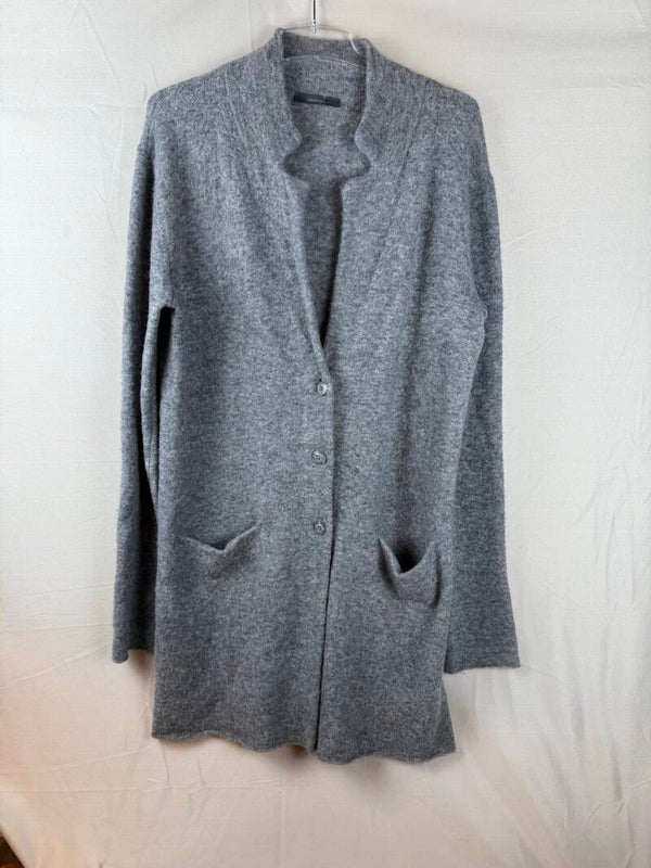 Emotions vest / cardigan – alpaca & merinowol – grijs – maat 40