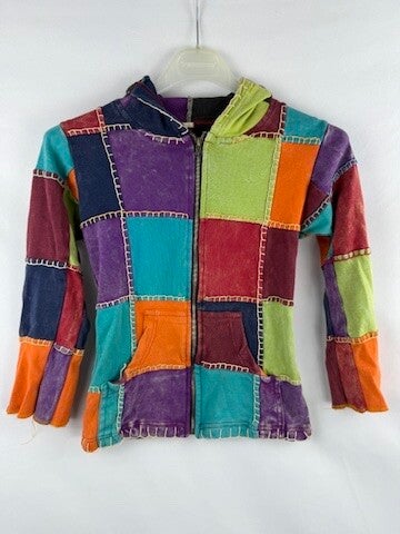 Hippie Patchwork Vest Kids – Multicolor – Maat 146/152