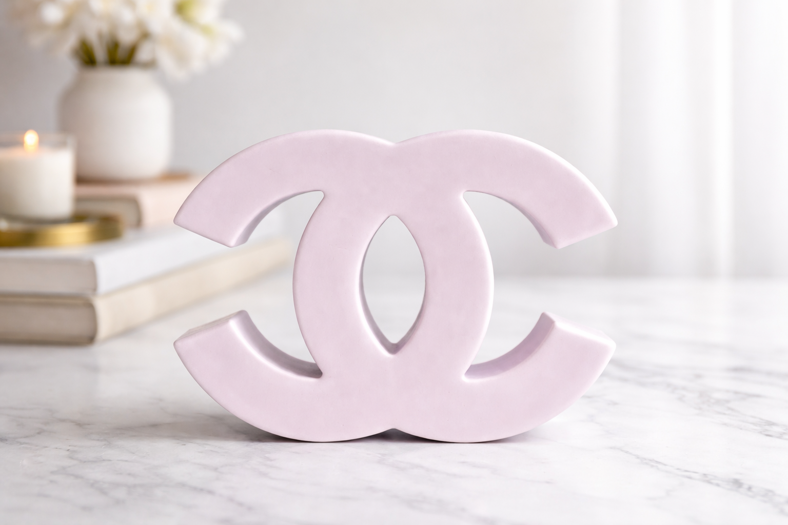 Decoratieve design kaars in CC-stijl