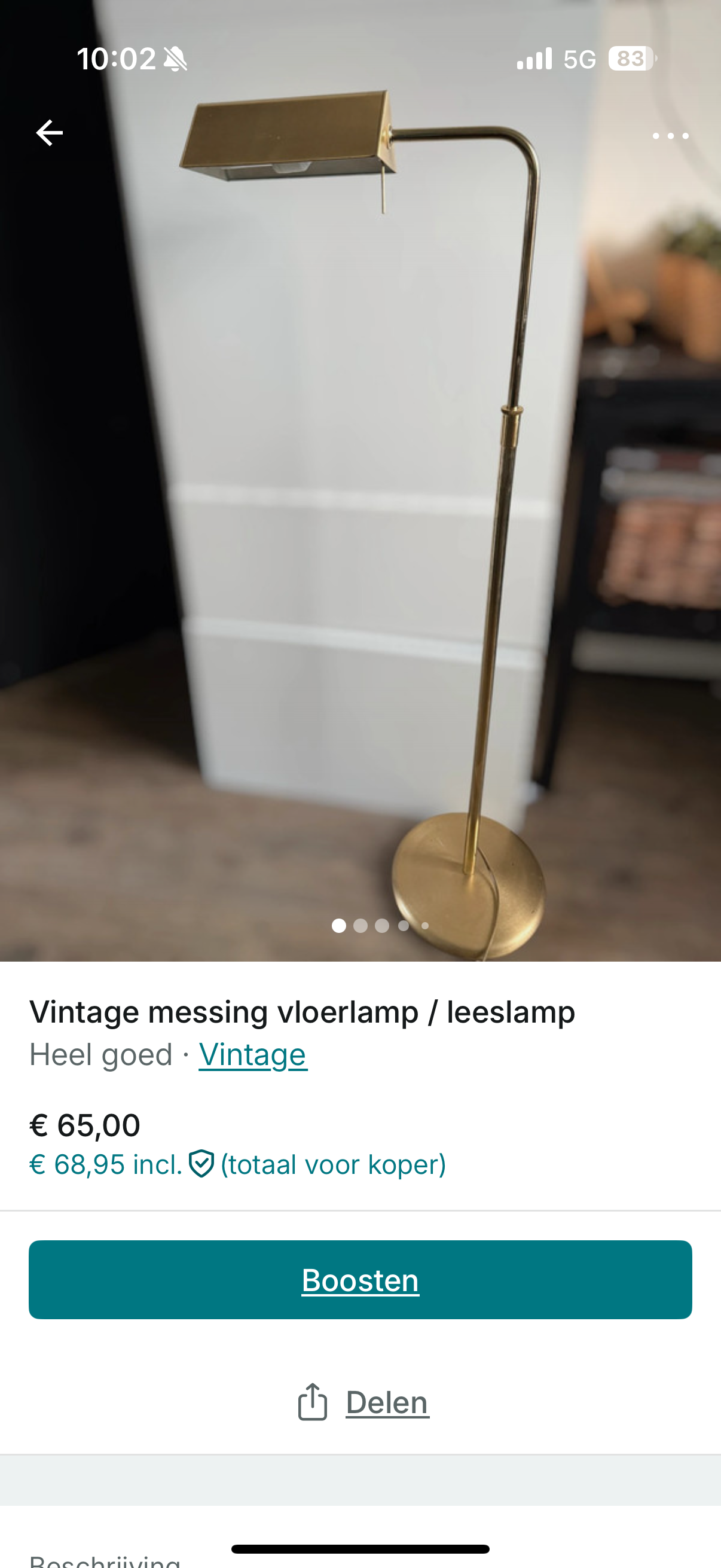 Lamp gereserveerd