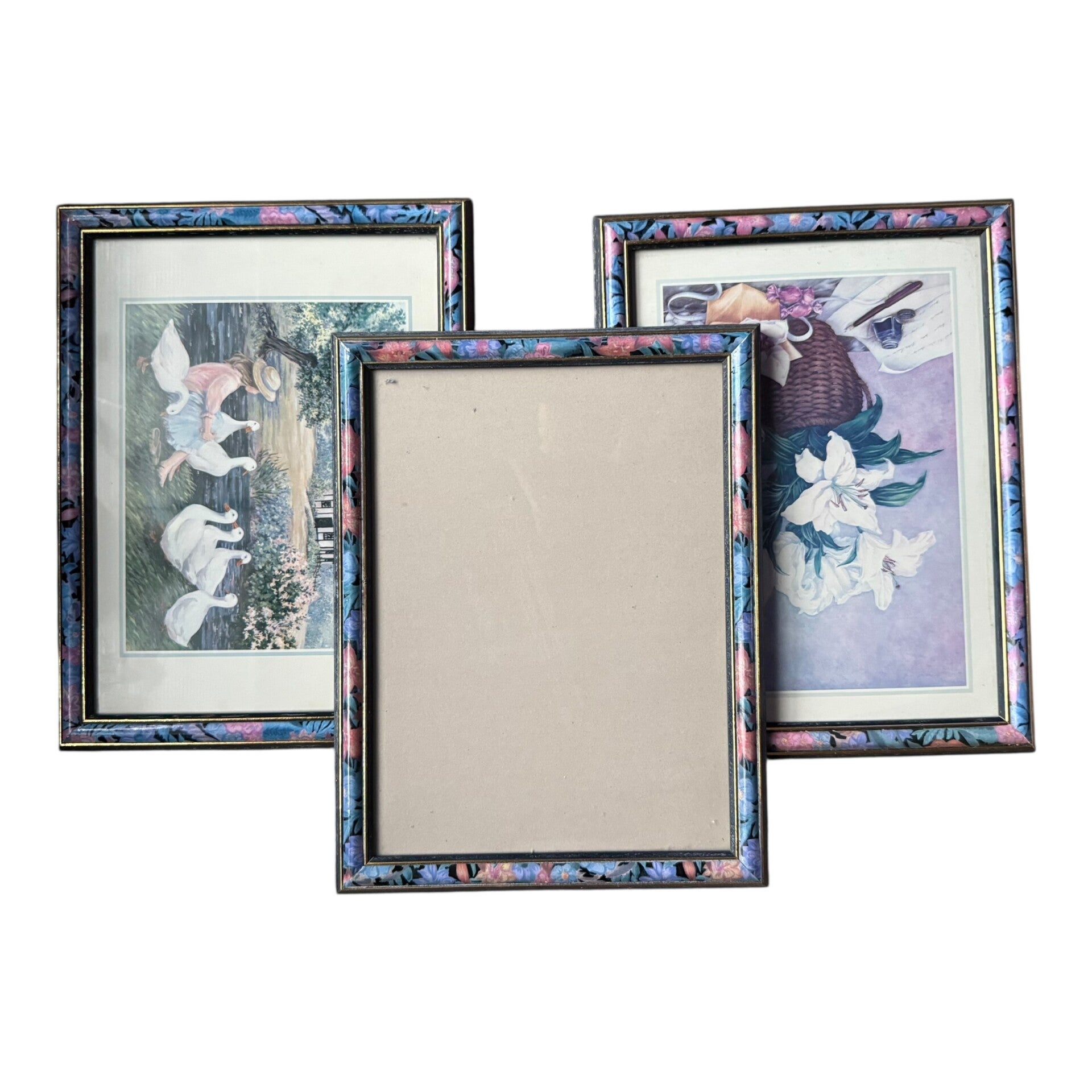 Set van 3 Vintage Fotolijsten – 31 x 42 cm