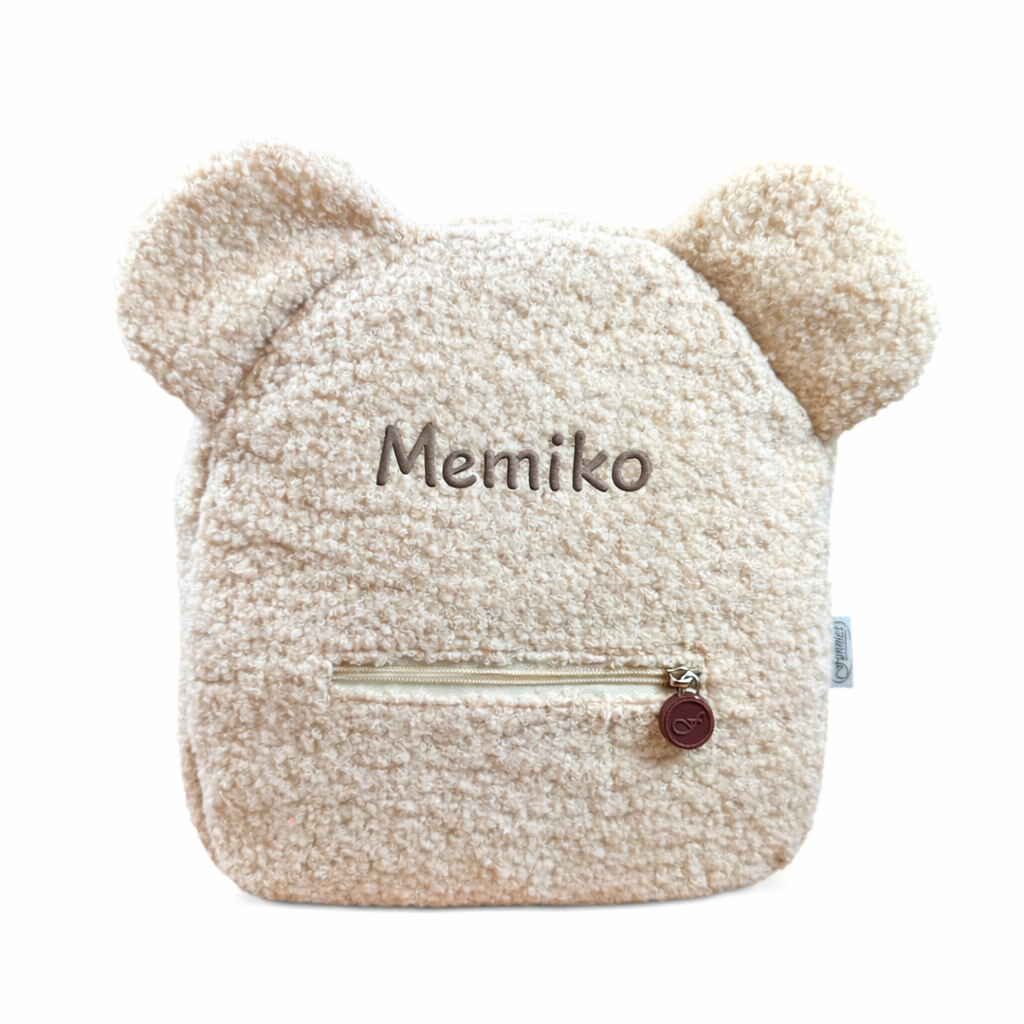 Teddy tas geborduurd met naam