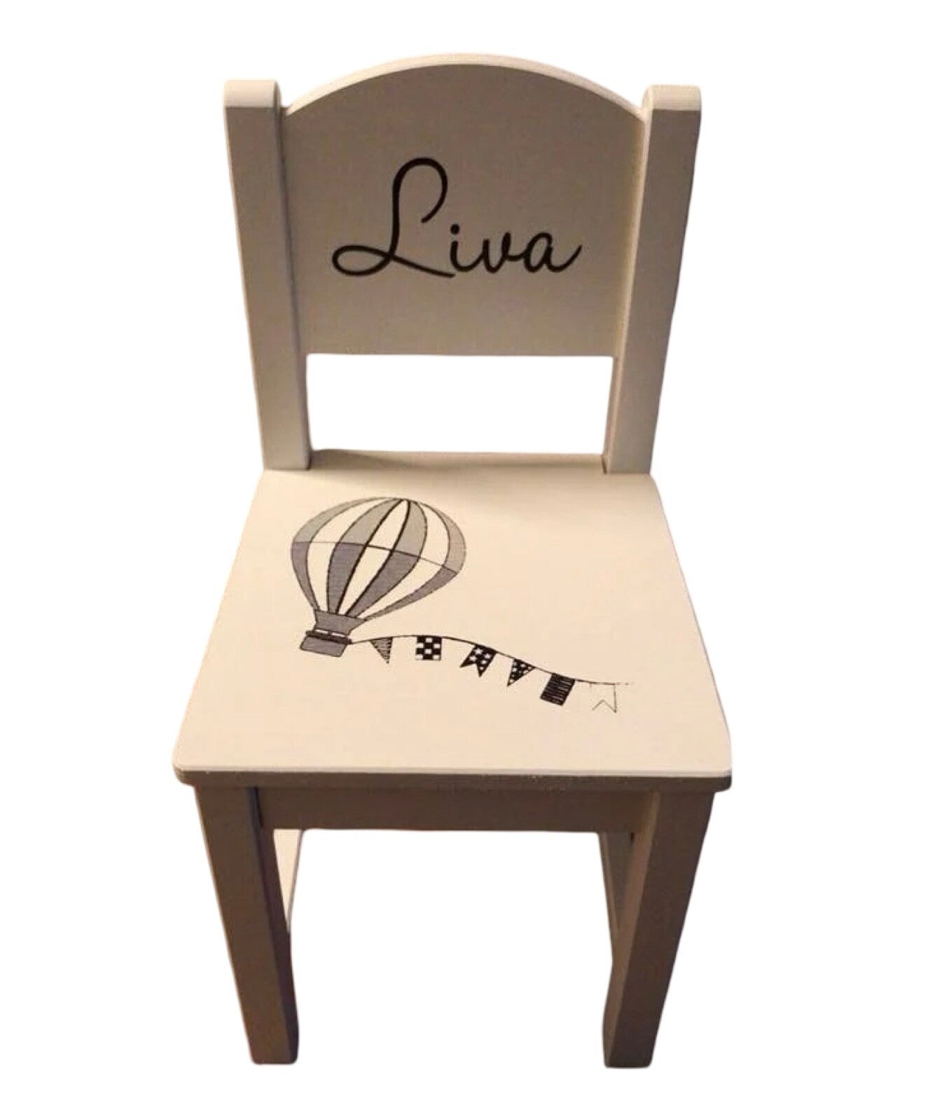 Geboortestoeltje met afbeelding of geboortekaartje