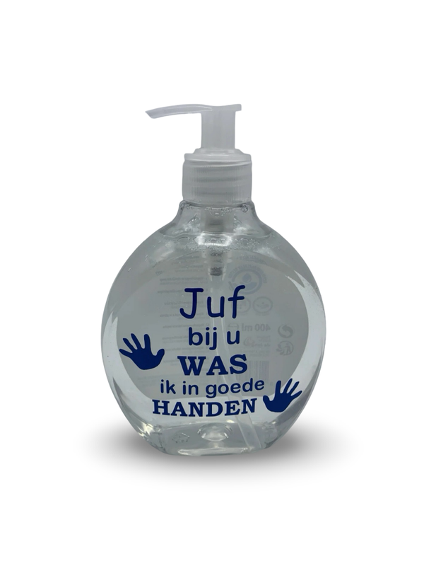 Zeeppompje plastic "lieve juf"