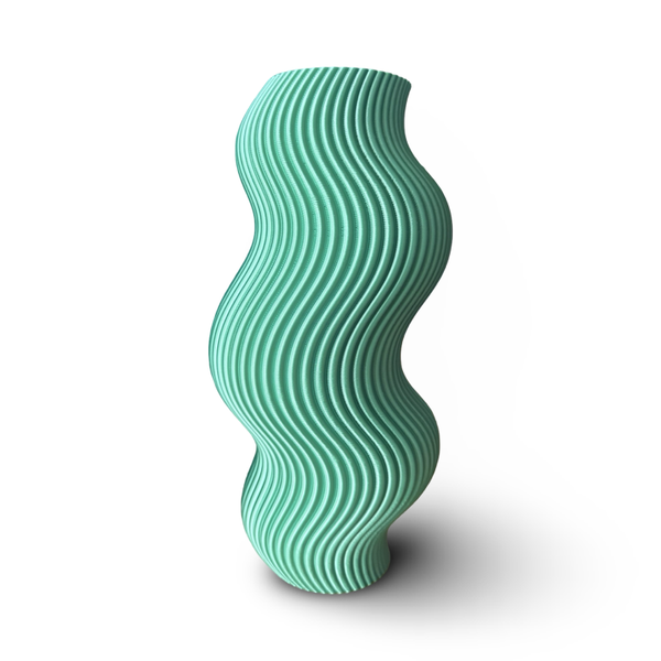 Golf vaas groen/blauw verloop