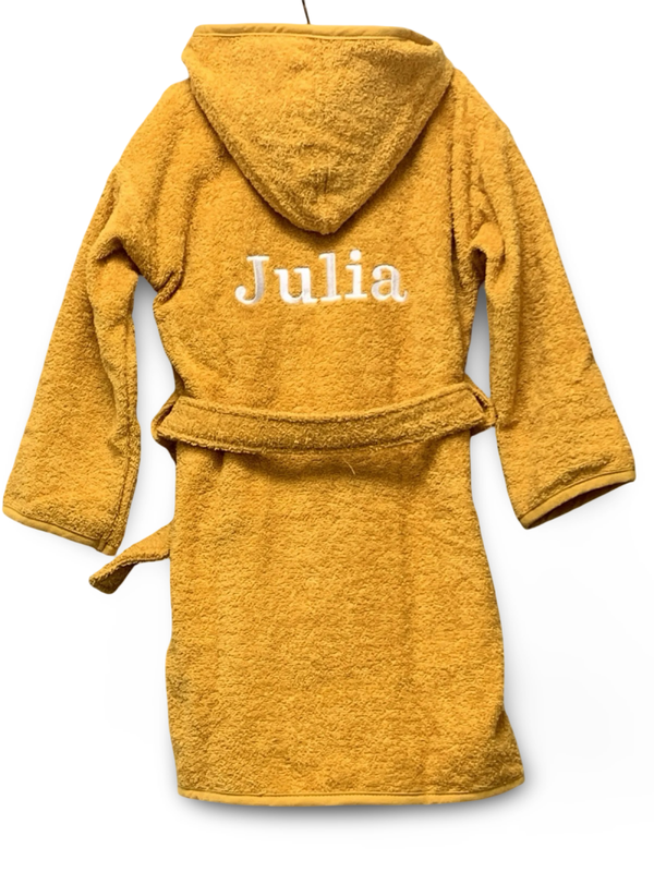 Badjassen 0-12 maanden geborduurd met naam