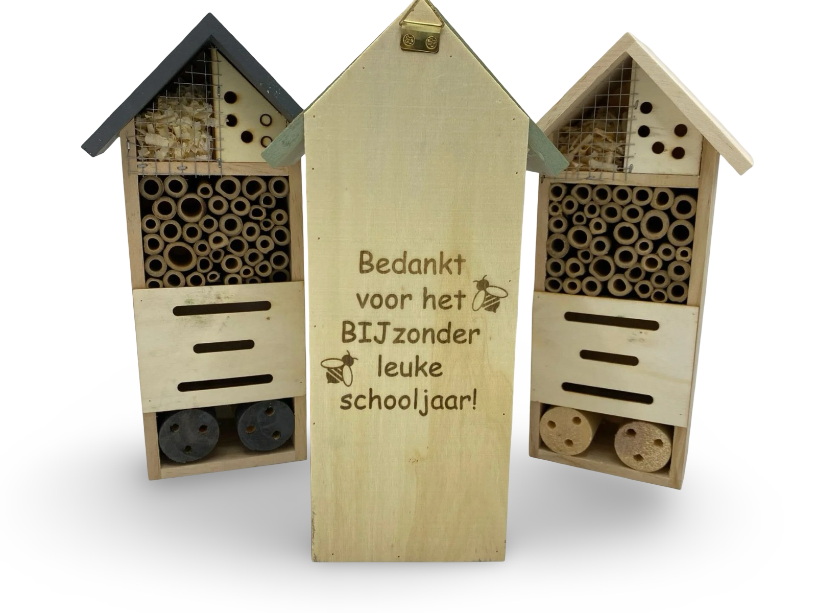Insectenhotel "Bedankt voor het bijzondere jaar"