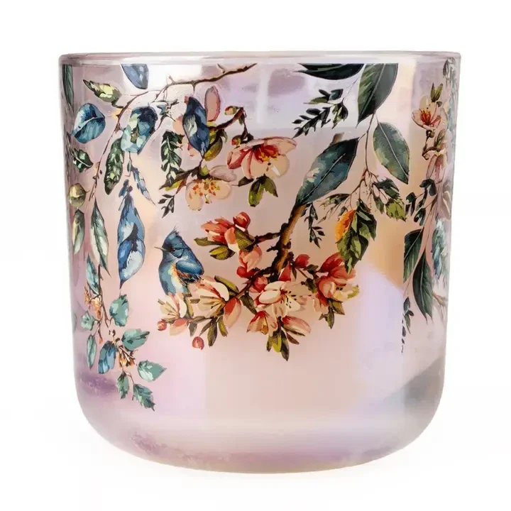 Candle Garden Blooms - Plum Lustre