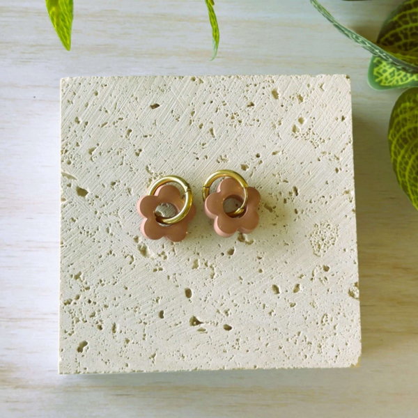 Boucles d'oreilles - MIYU Saumon