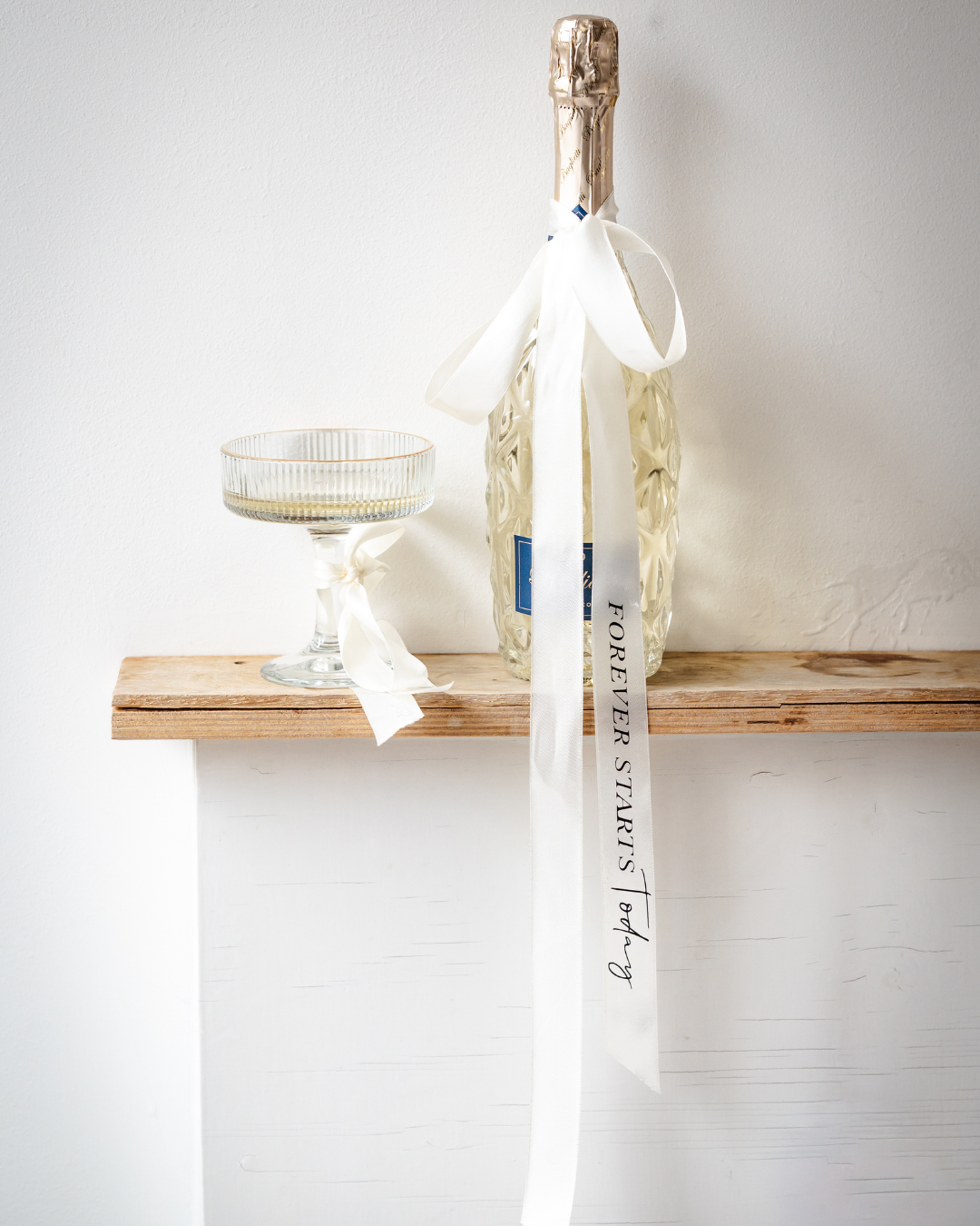 Strikken met tekst (Fles)