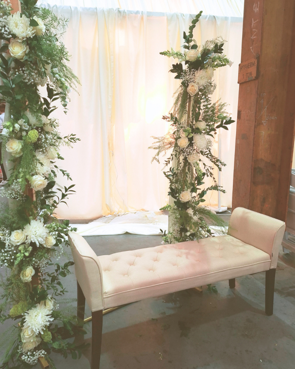 Backdrop van bloemen