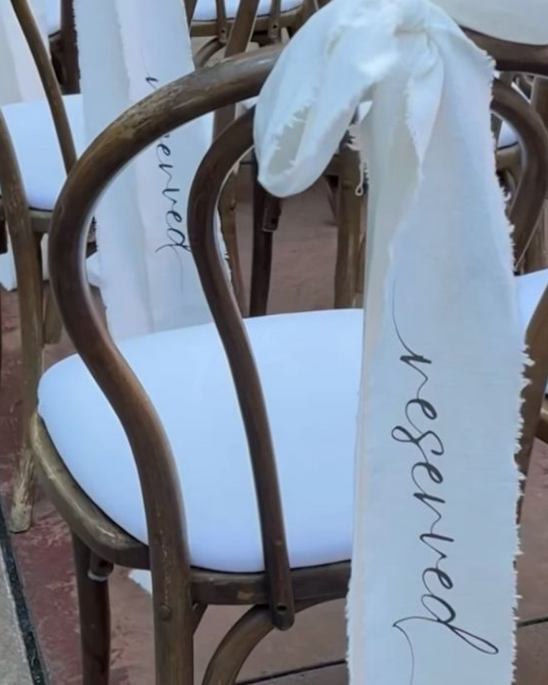 Reserved stoelstrikken