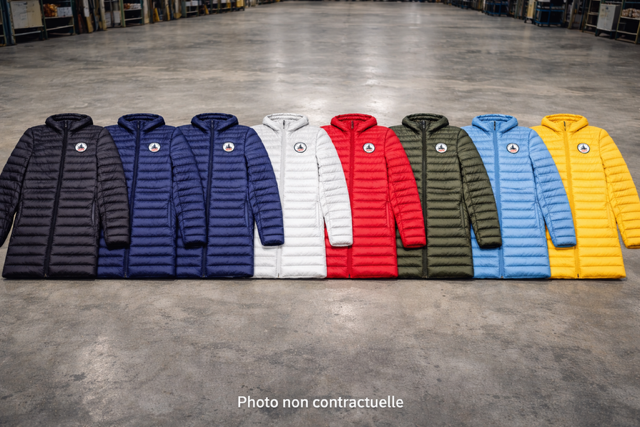 Box Lot de 5 vestes doudounes JOTT de grade A à neuf