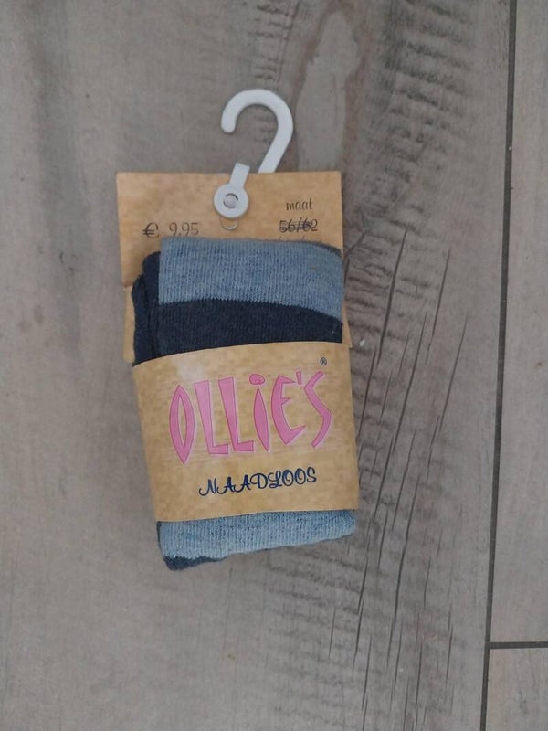 Ollie´s maillot blauw gestreept naadloos maat 68-74
