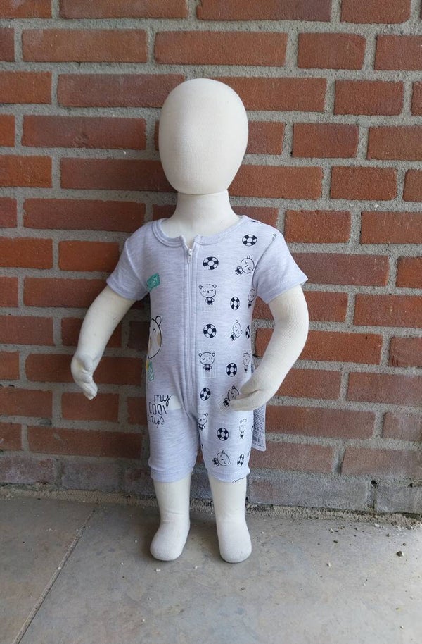 Playsuit Kidex's licht grijs