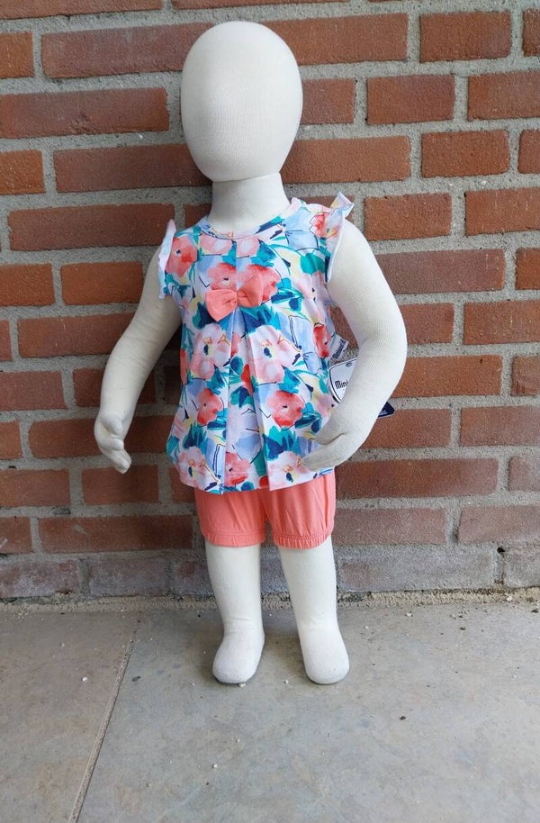 2 Delige zomerset Mini World rood/roze