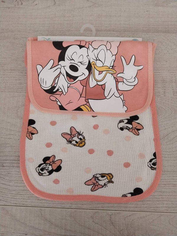 Disney Minnie Mouse slabbetjes setje van 2 stuks