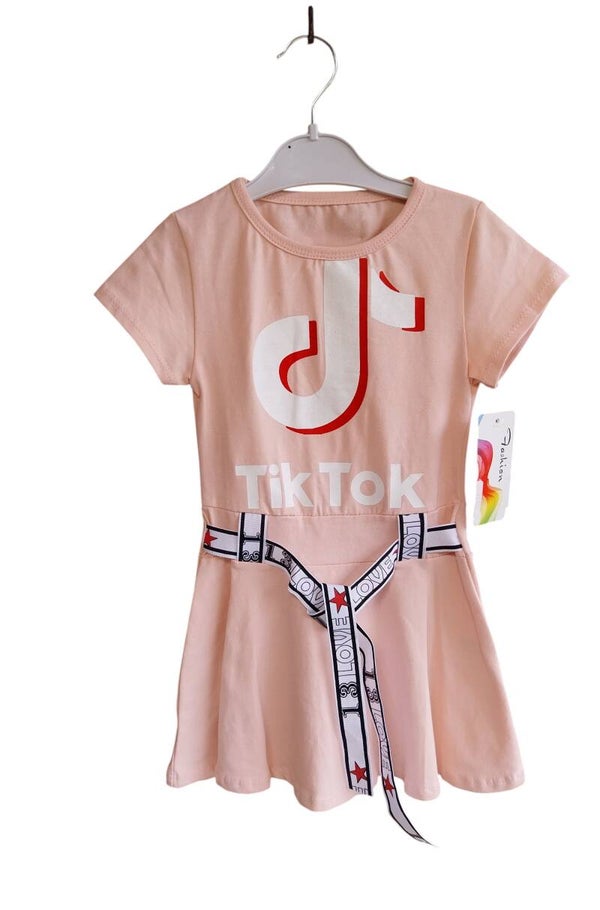 Jurk Fashion Tik Tok roze