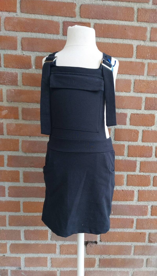 Jurk salopette zwart