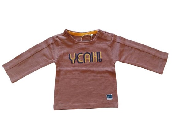 Longsleeve Noppies Riverton Carob Brown maat 56