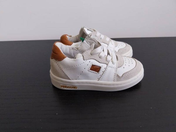 Sneaker Pinocchio wit/beige maat 20