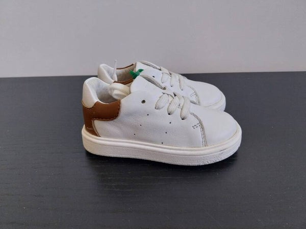 Sneaker Pinocchio wit bruin maat 21