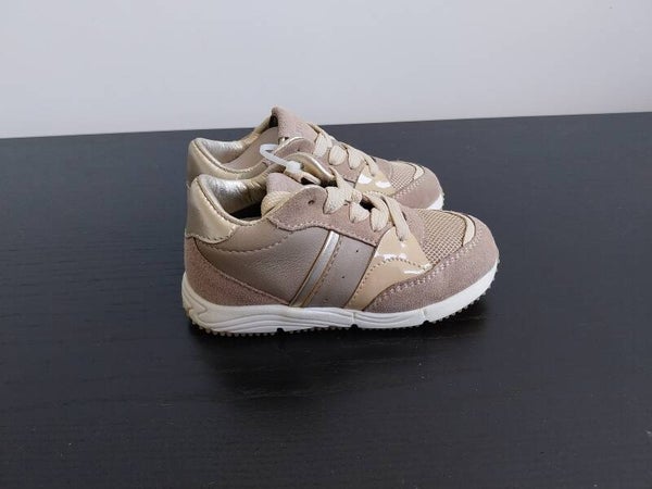 Sneaker/runner Jopper taupe/beige maat 21