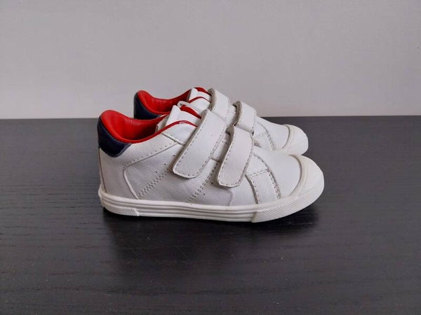 Sneaker Jopper wit met klittenband maat 24