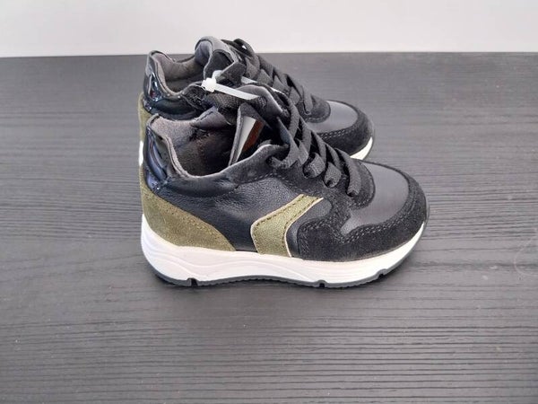 Sneaker Pinocchio zwart/olijfgroen maat 20