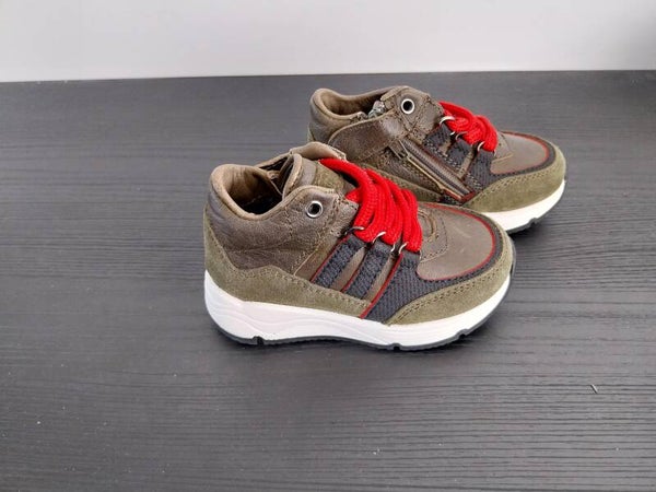 Sneaker Pinocchio donkergroen/grijs maat 20