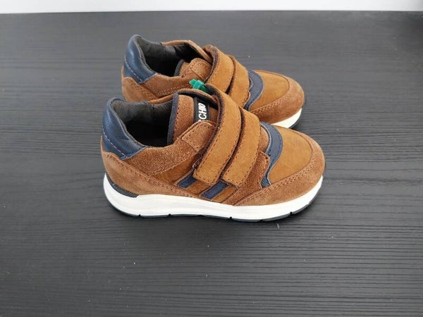 Sneaker Pinocchio bruin/donkerblauw maat 20