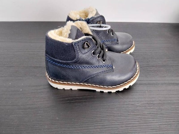 Bootie halfhoog donkerblauw maat 20