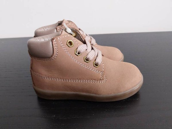 Schoenen Pinocchio oudroze nubuck leer maat 21