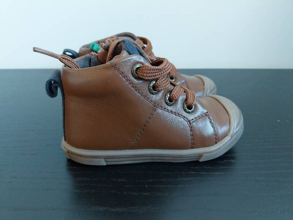 Schoenen Pinocchio bruin leer first steps maat 21 NIEUW