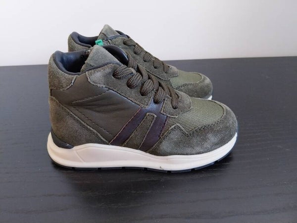 Sneaker Pinocchio halfhoog model donkergroen maat 24