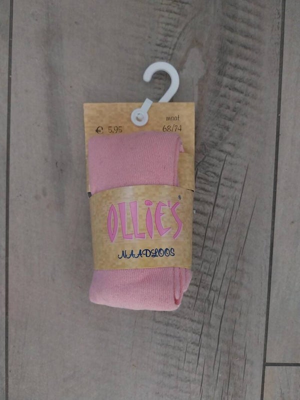 Ollie´s maillot lichtroze naadloos maat 68-74