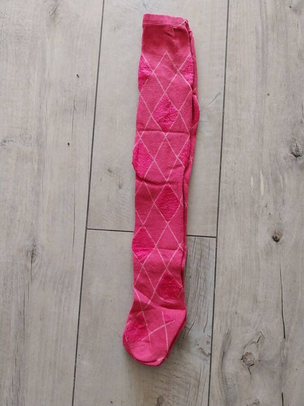 Maillot Apollo roze ruitpatroon maat 80-86 NIEUW