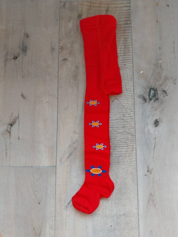 Maillot Apollo rood bloemenpatroon maat 80-86 NIEUW