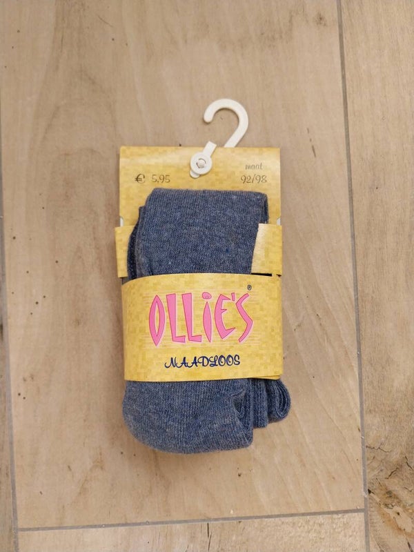 Ollie´s maillot jeansblauw naadloos maat 92-98