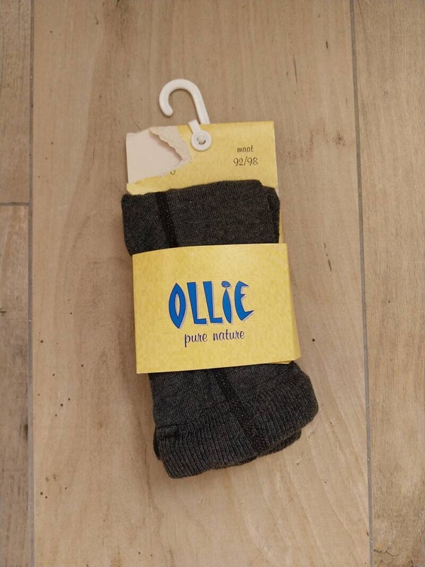 Ollie´s maillot antraciet grijs naadloos maat 92-98 NIEUW