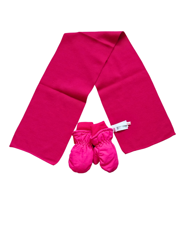 Wintersetje Name It sjaal en wanten maat 92-98 Fuchsia