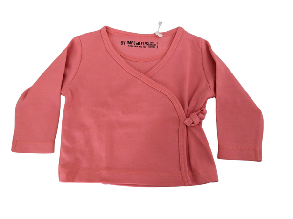 Trui IMPS&ELFS Doll pink overslag trui roze maat 50